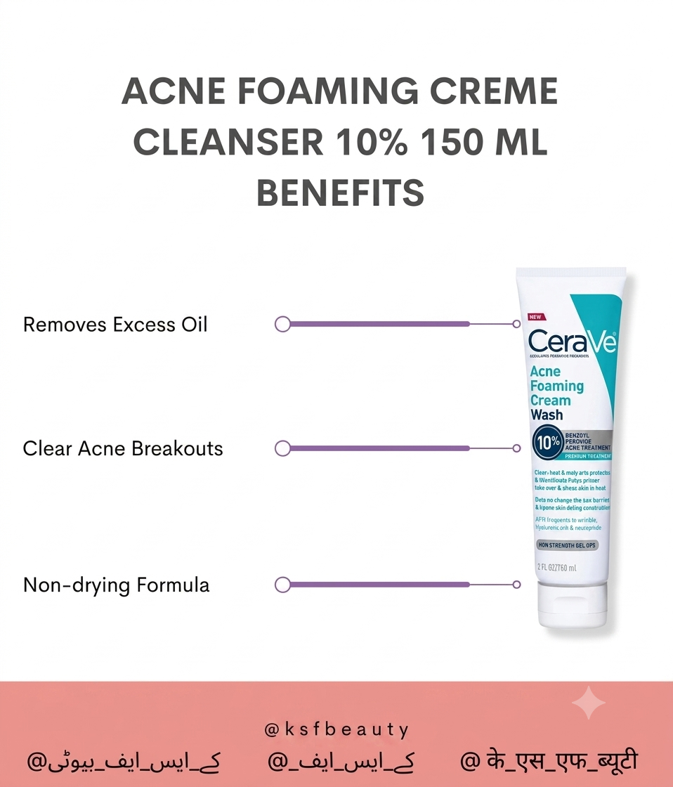 CeraVe Acne Foaming Cream