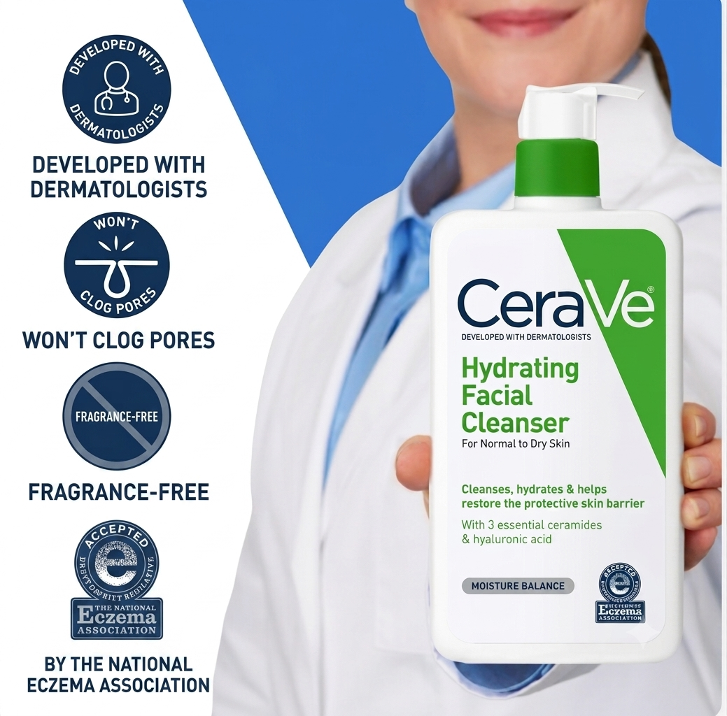 CeraVe Hydrating Facial Cleanser