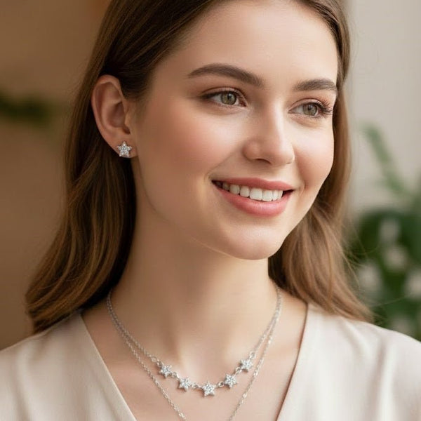 Celestial Star Layered Jewelry Set