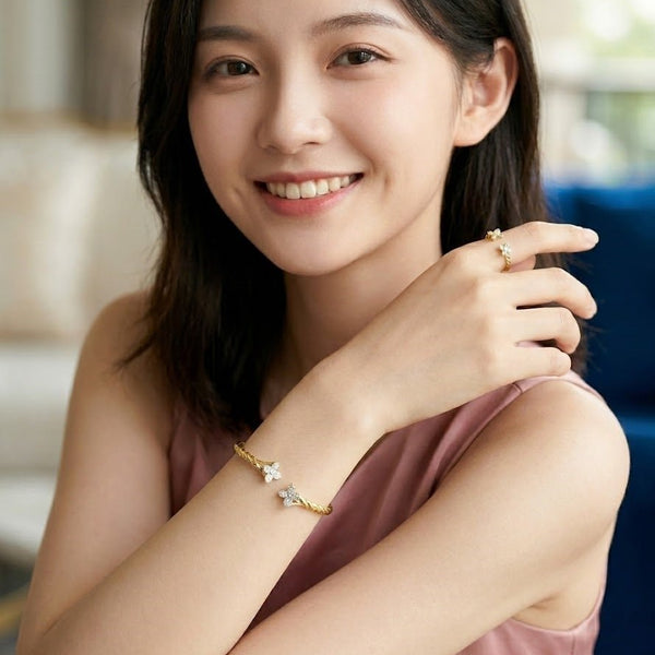 Turquoise Luxe Band Kada Set